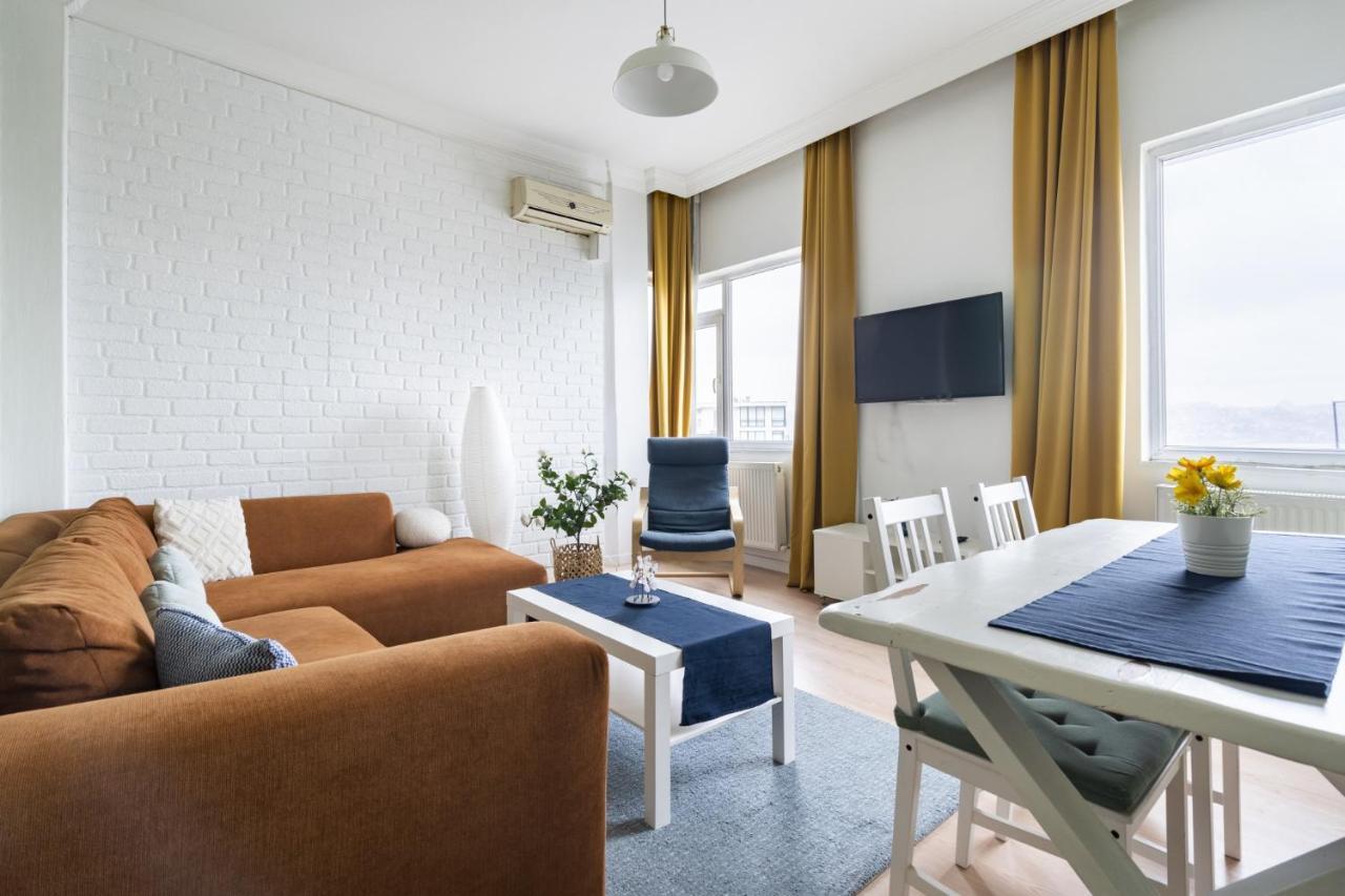 Central Flat W Sea View And Near Galata Tower Leilighet Istanbul Eksteriør bilde